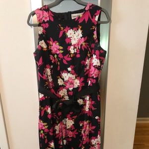 Danny and Nichol floral print sheath dress size 16 (fits like a 14).